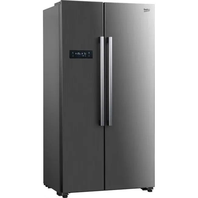 Réfrigérateur américain – 436L (291+142) – Froid Ventilé Neo Frost – A+ -L64 x H177,70 cm – Inox BEKO – GNO4321XP