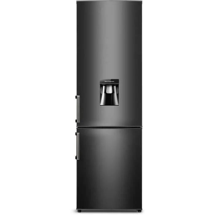 Réfrigérateur combiné – 262L (196L + 66L) – Froid statique – A+ – L 55 x H 180 cm – Noir CONTINENTAL EDISON CEFC262DB