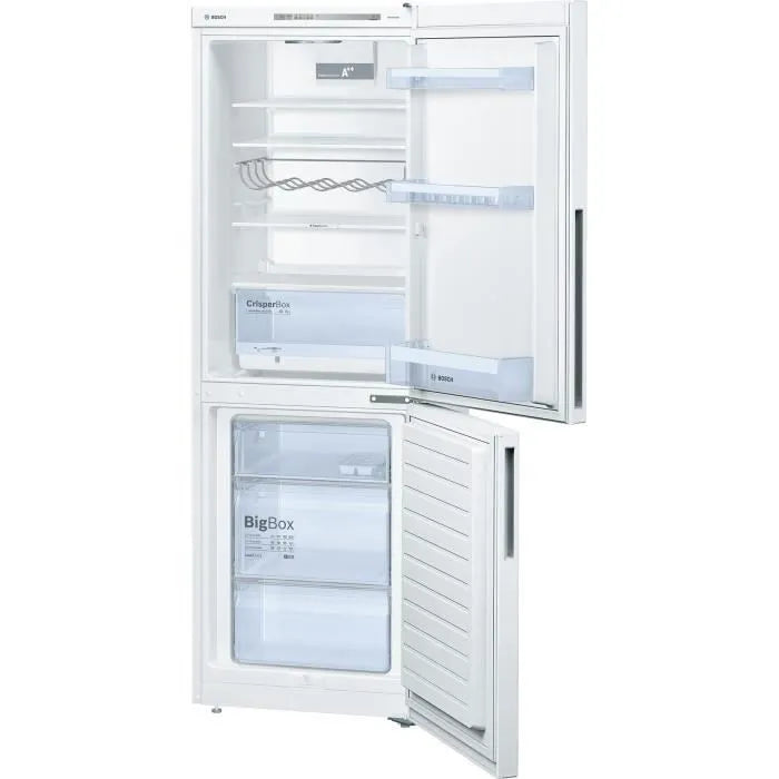 Réfrigérateur congélateur bas – 286L (192+94) – Froid brassé low frost – A++ – L 60cm x H 176cm – Blanc BOSCH KGV33VW31S