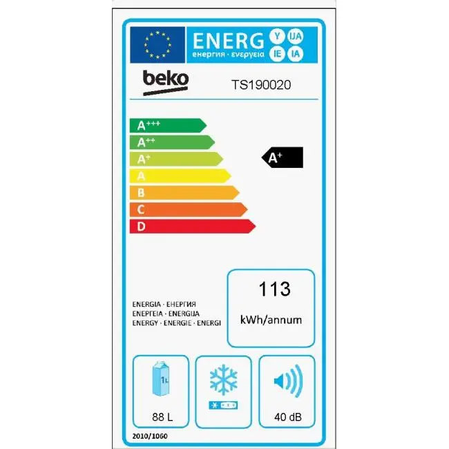 Réfrigérateur table top TS190020 BEKO
