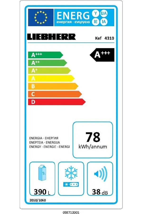 Réfrigérateur 1 porte LIEBHERR KEF4310 BLU PERFORMANCE